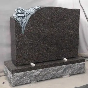 Indian mahogany blank granite monument