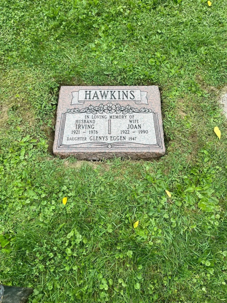 Flat grave marker