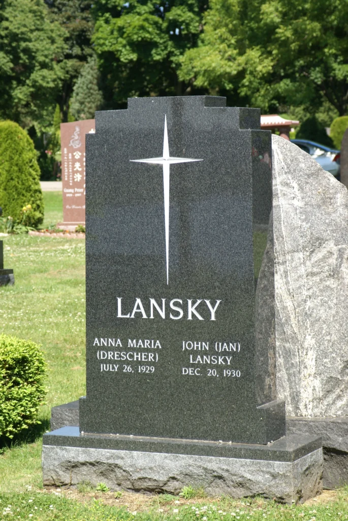 Unique custom headstone